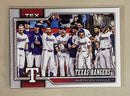 2026 Topps 258 Texas Rangers American League Central - Baseball - Series 1