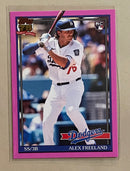 2026 Topps T91-35 Alex Freeland - Baseball - Series 1 - RC - Pink Parallel