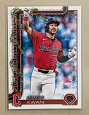 2025 Topps H143 Steven Kwan - Baseball - Holiday