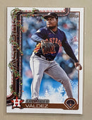 2025 Topps H24 Framber Valdez - Baseball - Holiday