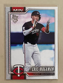 2026 Topps 394 Eric Wagaman - Baseball - Series 2