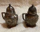 Silver Plated Salt & Pepper Shaker - 1945-1952 Occupied Japan - Used