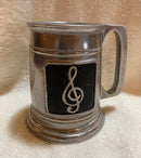 G Clef Musical Pewter Stein - Old Mill Enterprise