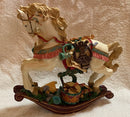 Rocking Horse with Musical Instruments Figurine - No Box