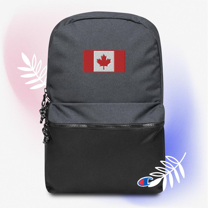 Canada Embroidered Champion Backpack