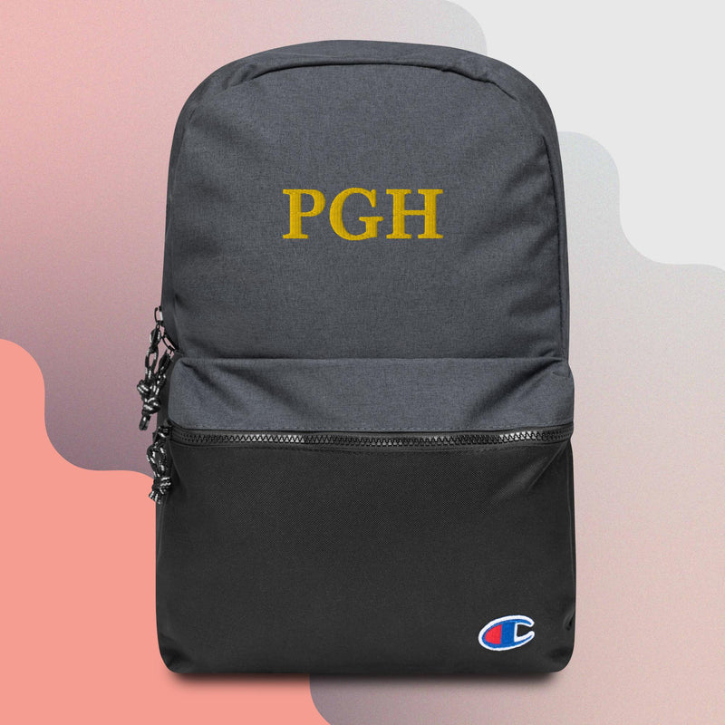PGH Gold Embroidered Champion Backpack