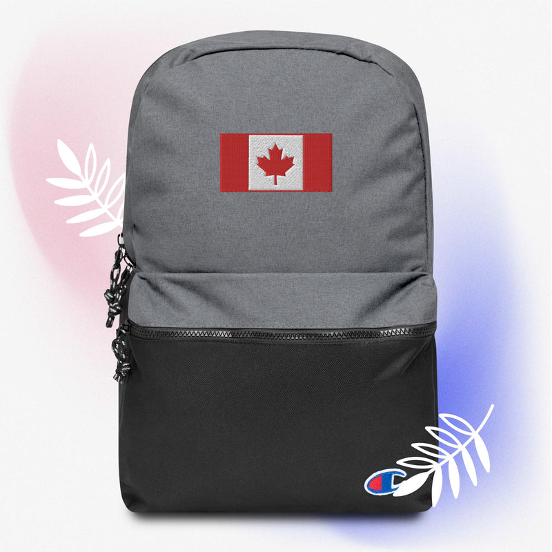 Canada Embroidered Champion Backpack