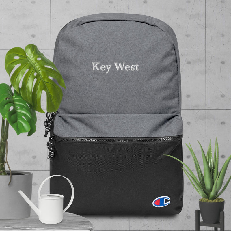 Key West Embroidered Champion Backpack