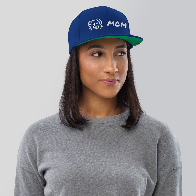 Dog Mom Snapback Hat