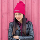 Madrid Pom-Pom Beanie Pink