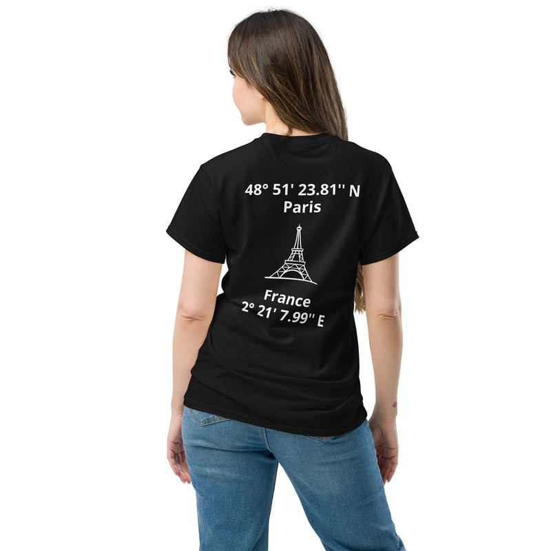 GPS Paris Unisex Classic Dark T-Shirt