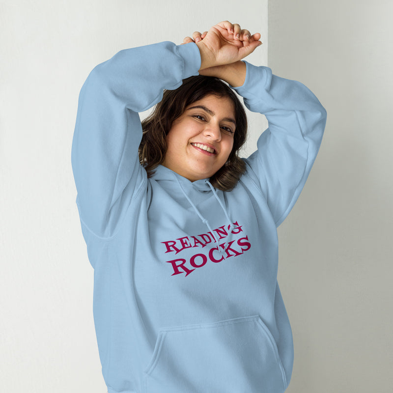 Reading Rocks Unisex Hoodie 2X+