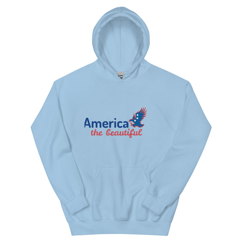 America Beautiful Unisex Hoodie 2X+