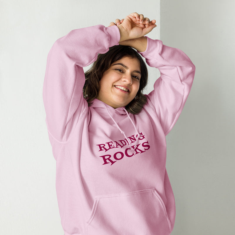 Reading Rocks Unisex Hoodie 2X+