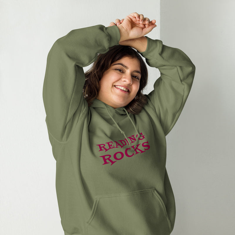 Reading Rocks Unisex Hoodie 2X+