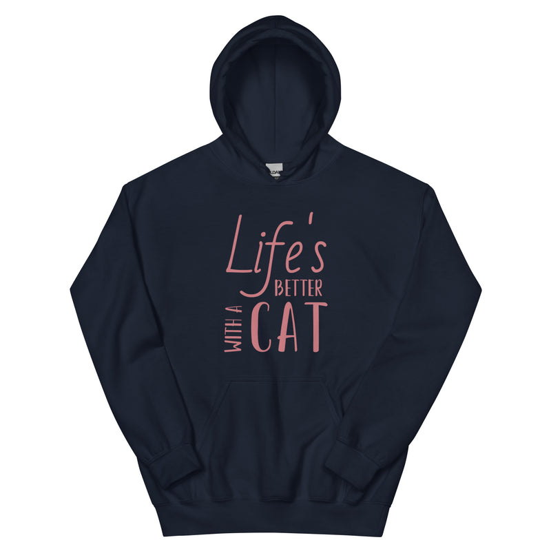 Life's Better With a Cat Unisex Hoodie