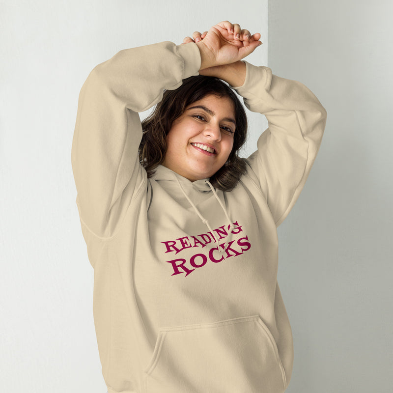 Reading Rocks Unisex Hoodie 2X+