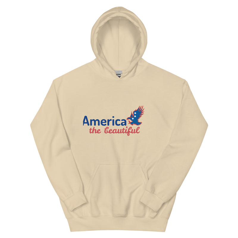 America Beautiful Unisex Hoodie 2X+