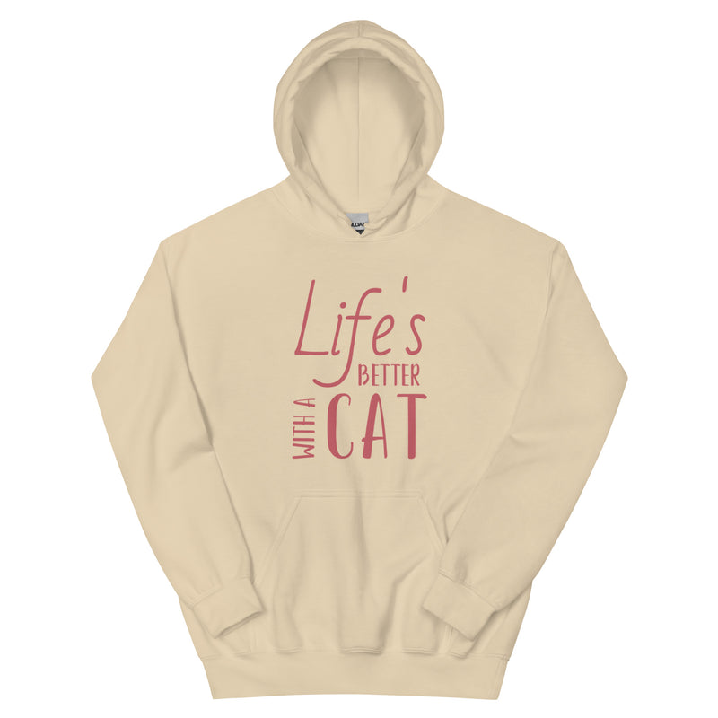 Life's Better With a Cat Unisex Hoodie