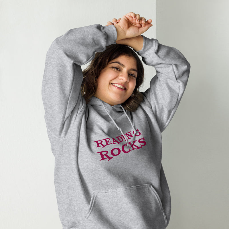 Reading Rocks Unisex Hoodie 2X+