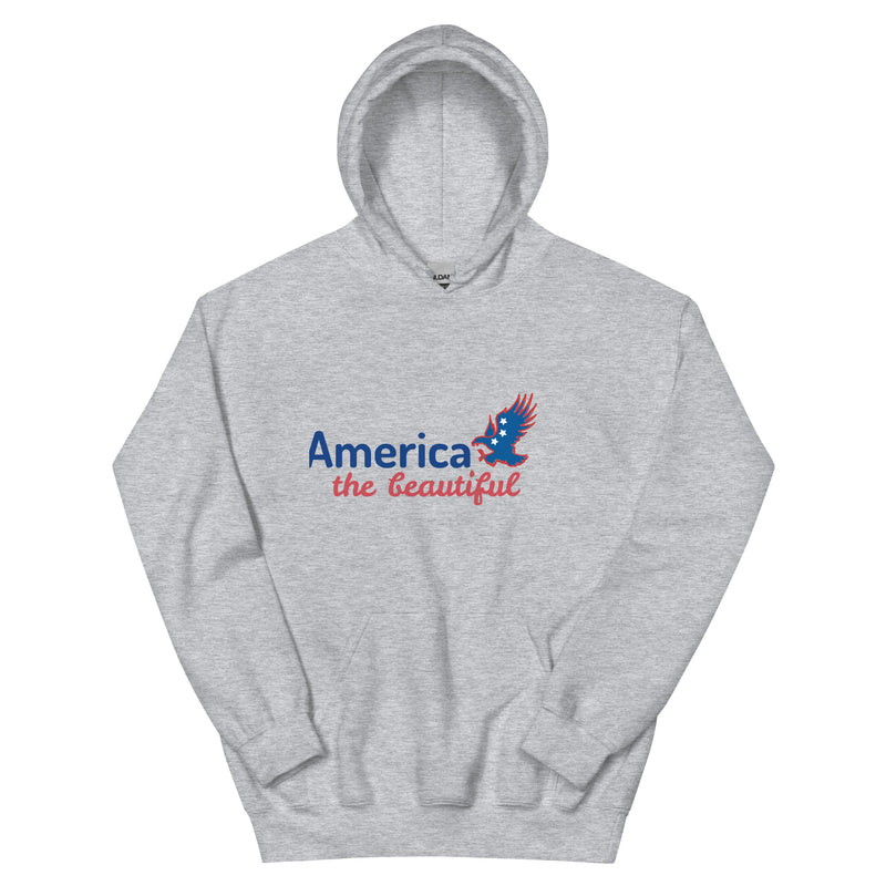 America Beautiful Unisex Hoodie 2X+