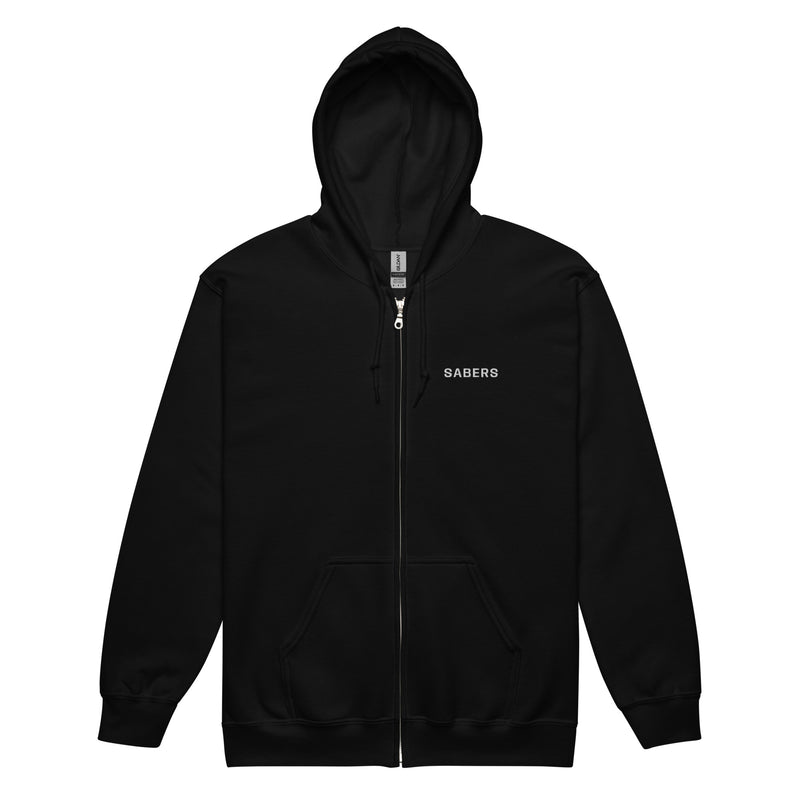 SABERS Unisex Heavy Zip Hoodie 2X+