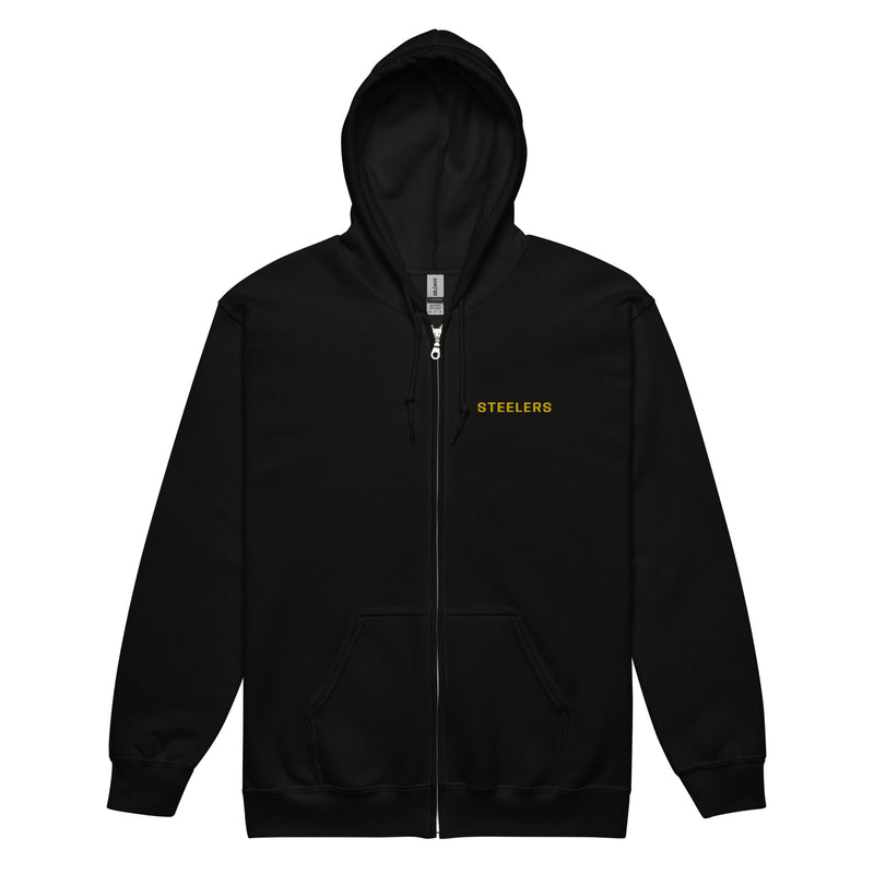 STEELERS Unisex Heavy Zip Hoodie 2X+