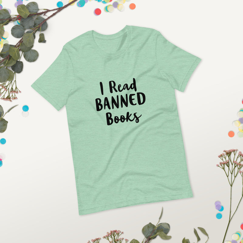 I Read Banned Books Unisex T-Shirt 2X+