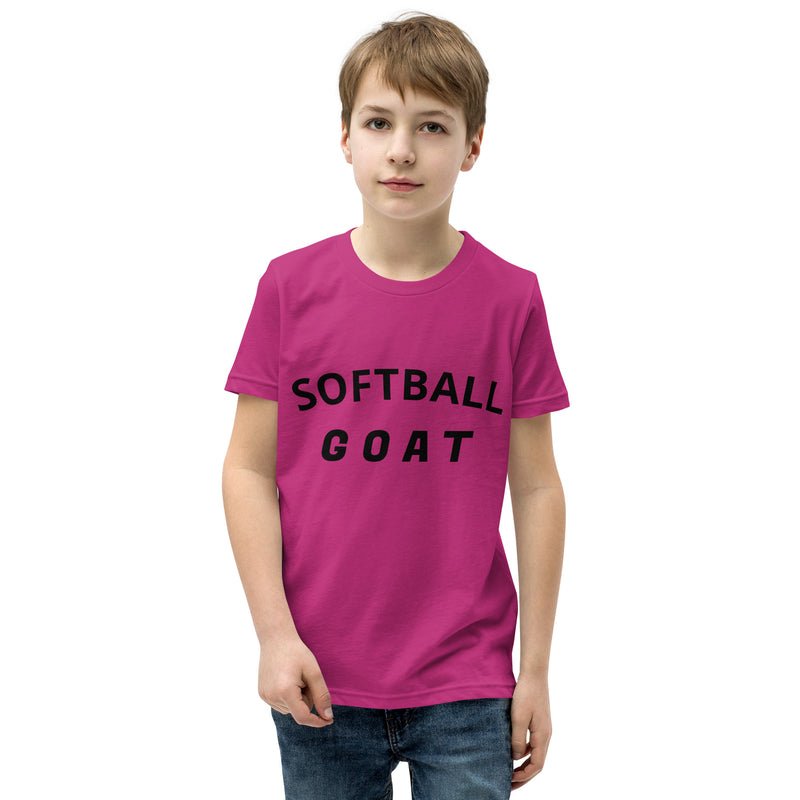 SOFTBALL GOAT Youth Short Sleeve T-Shirt 2