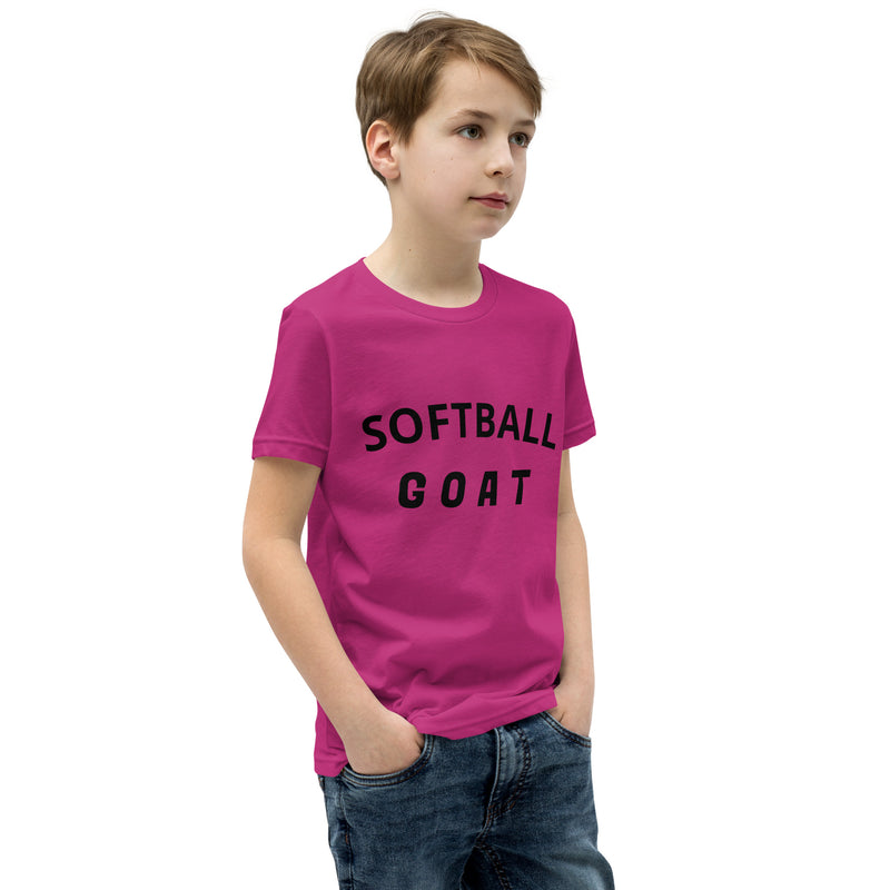 SOFTBALL GOAT Youth Short Sleeve T-Shirt 2