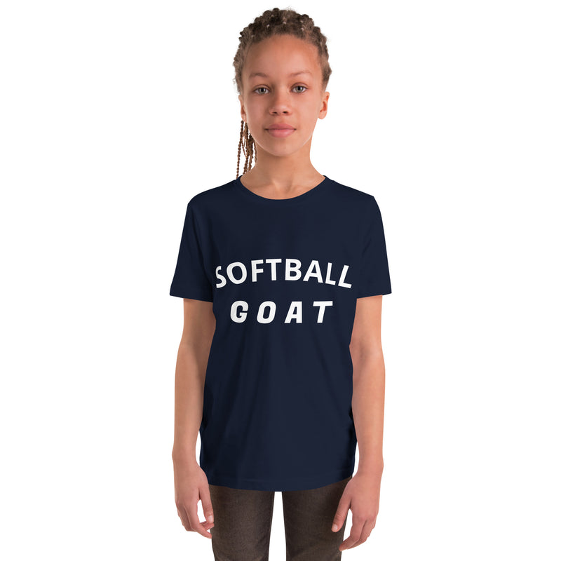 SOFTBALL GOAT Youth Short Sleeve T-Shirt