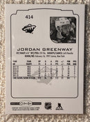 2022-23 UD O-Pee-Chee 414 Jordan Greenway - Hockey