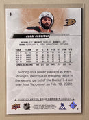 2022-23 Upper Deck 3 Adam Henrique - Hockey