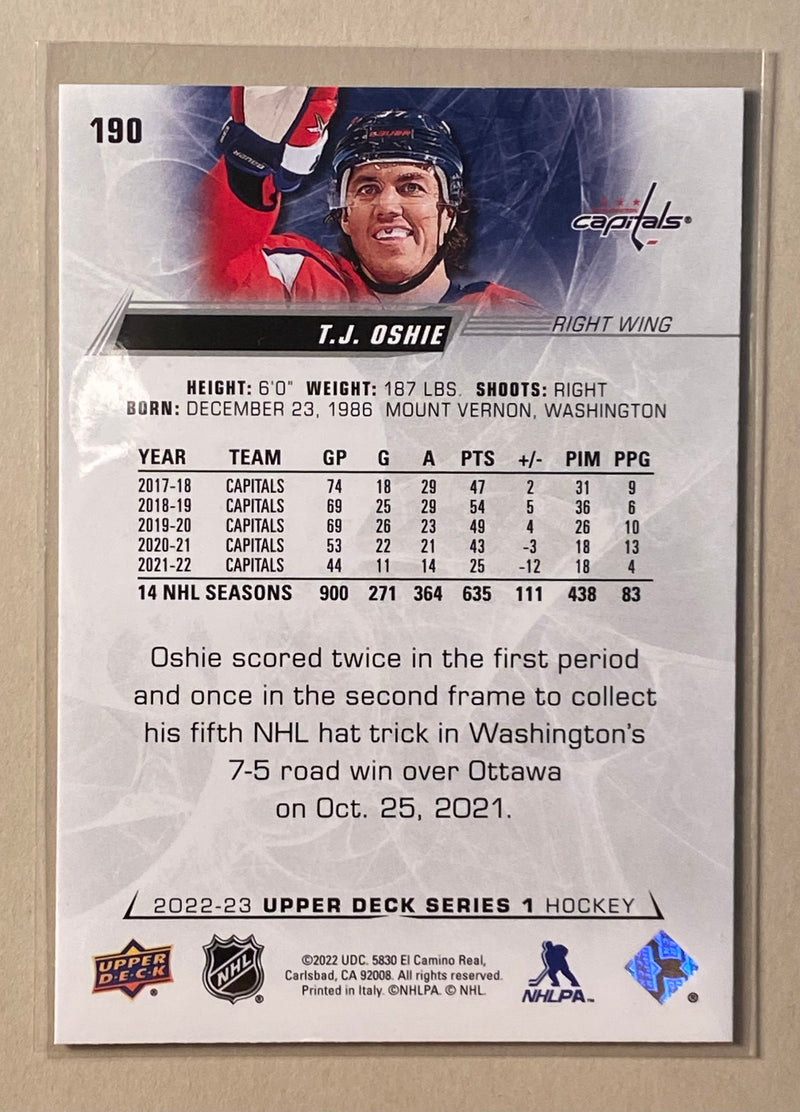 2022-23 Upper Deck 190 T.J. Osjie - Hockey