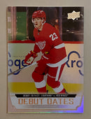 2022-23 Upper Deck DD-8 Lucas Raymond - Hockey Debut Dates