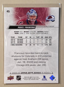 2022-23 Upper Deck 45 Pavel Francouz - Hockey