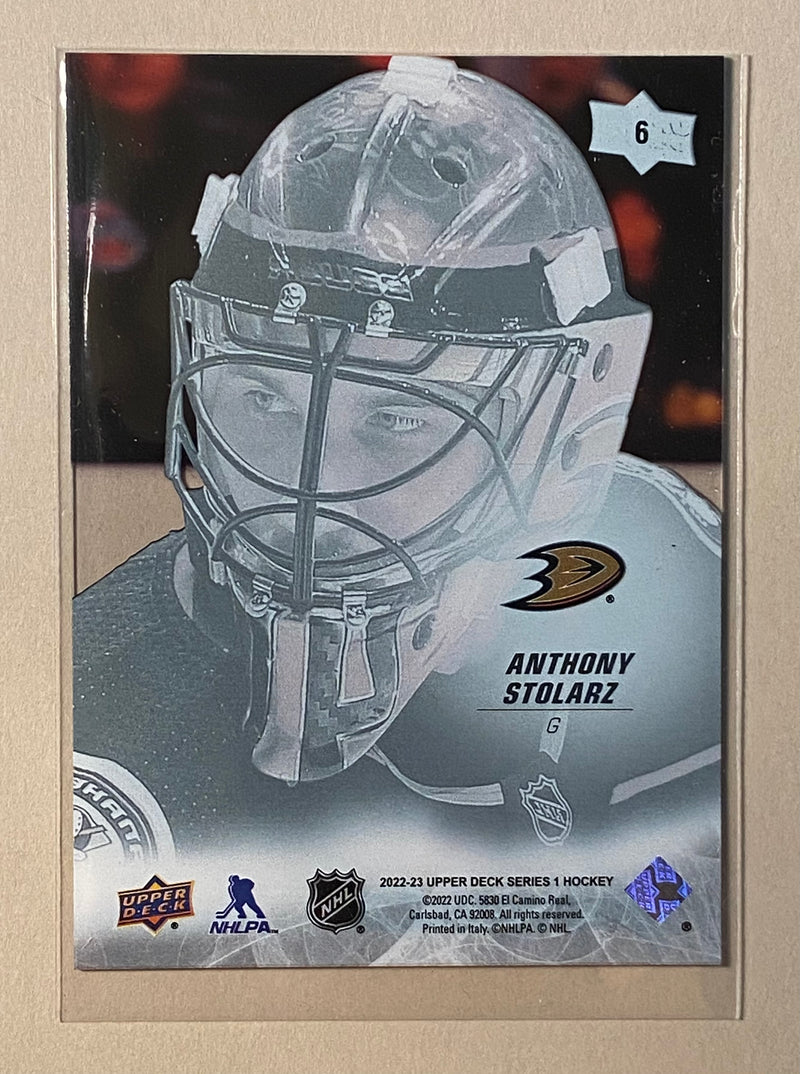 2022-23 Upper Deck 6 Anthony Stolarz - Hockey - Clear Cut