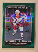 2022-23 UD O-Pee-Chee 547 Branden Schneider - Hockey Marquee Rookie /33 Green