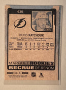 2021-22 UD O-Pee-Chee 630 Boris Katchouk - Hockey Marquee Rookie