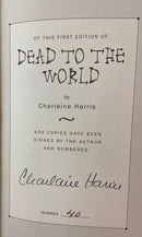 Dead To The World - Signed