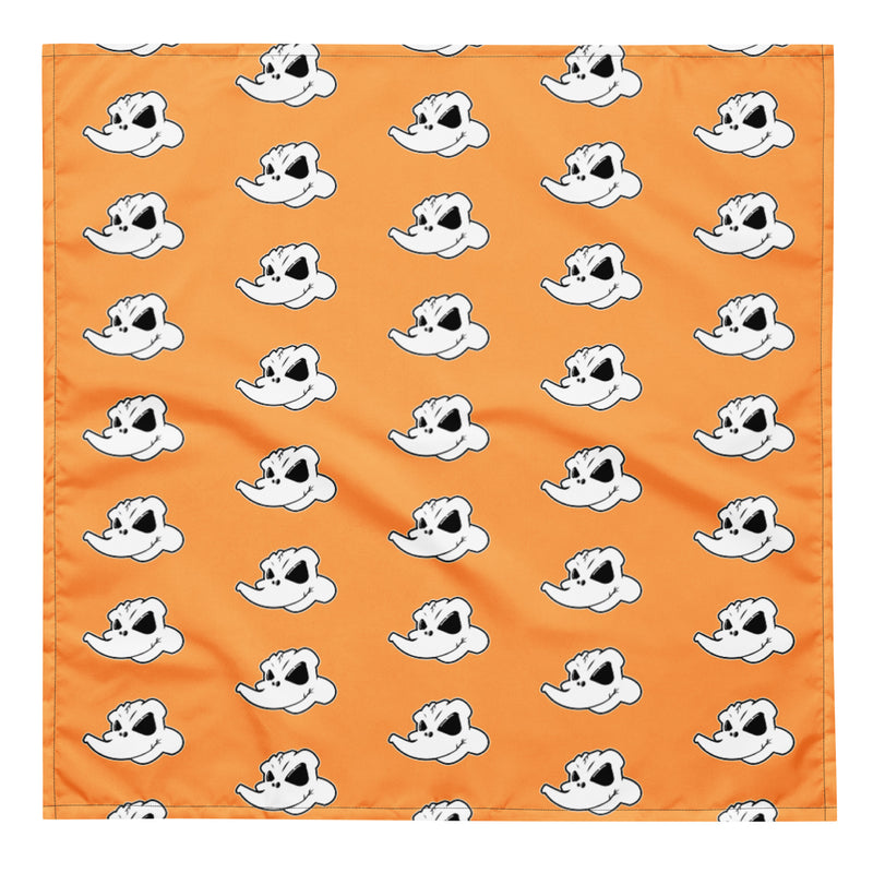 ODYC Skull Pattern Orange Bandana
