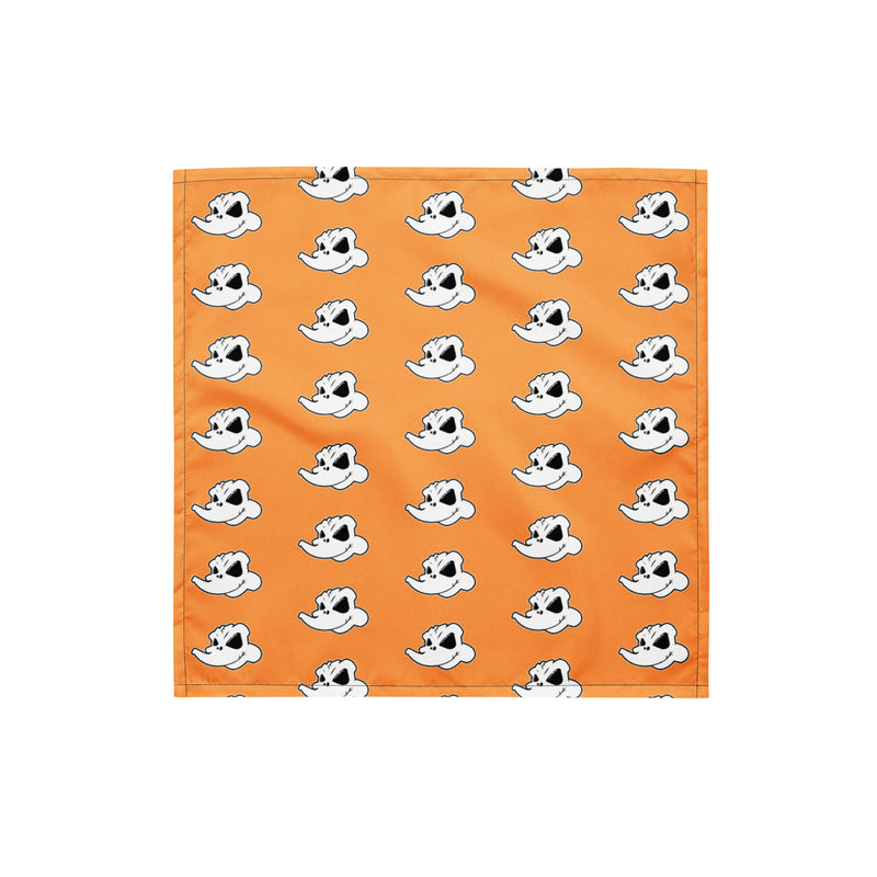 ODYC Skull Pattern Orange Bandana