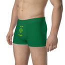 Kiss Me I'm Irish! Men's Boxer Briefs Green