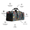 Abstract Swirls Duffle Bag
