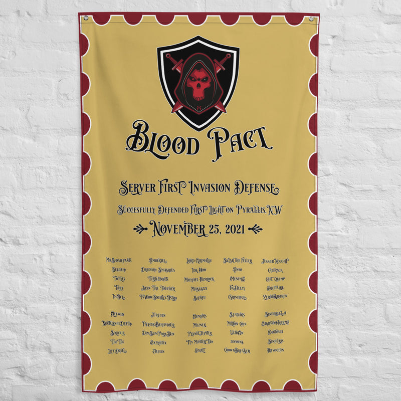 Blood Pact Server First Invasion Successful Defense Banner
