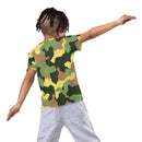 Camo Kids Crew Neck T-Shirt
