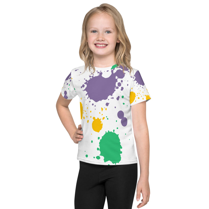 Splatter Kids Crew Neck T-Shirt