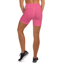 Bright Pink Yoga Shorts