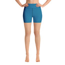 Cerulean Blue Yoga Shorts