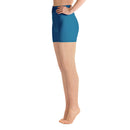 Cerulean Blue Yoga Shorts